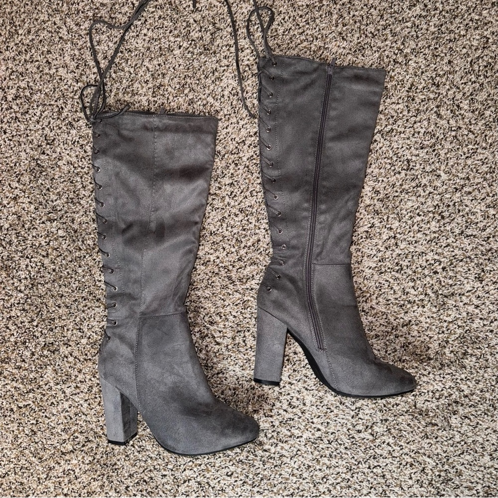 Grey Boots